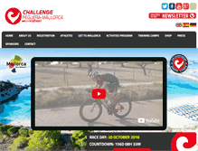 Tablet Screenshot of challenge-mallorca.com